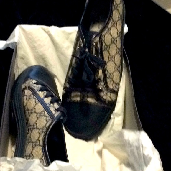 💯Authentic Gucci Converse Style Sneakers!! - Picture 1 of 11